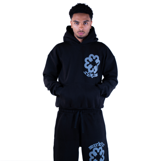 BLACK JUMBO HOODIE