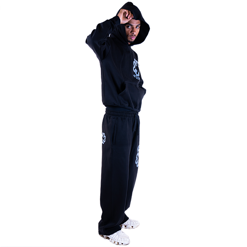 BLACK JUMBO SWEATS